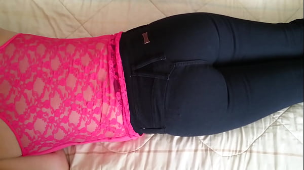 The husband of our maid caresses me while I rest and pulls down my jeans to fuck me