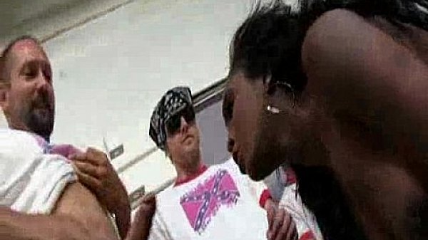 White Cocks Sucking For A Black Babe  