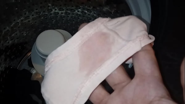 Sniffing panties wet pussy