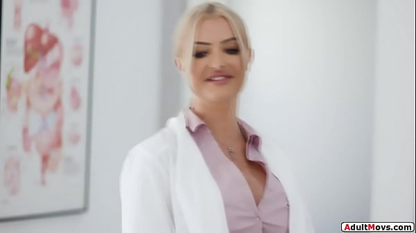 Big tits doctor caught masturbating her pussy during break by colleague who needs a rub as well.They masturbate together and on facesits the other  
