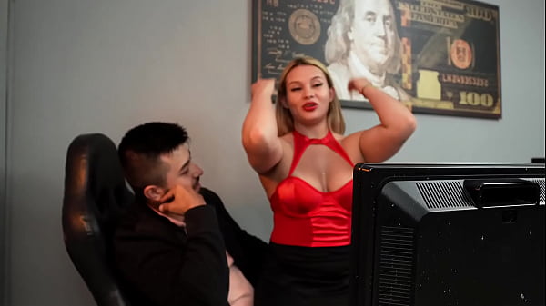 Big-titted boss fucks her new intern - KAREN SLEENT  