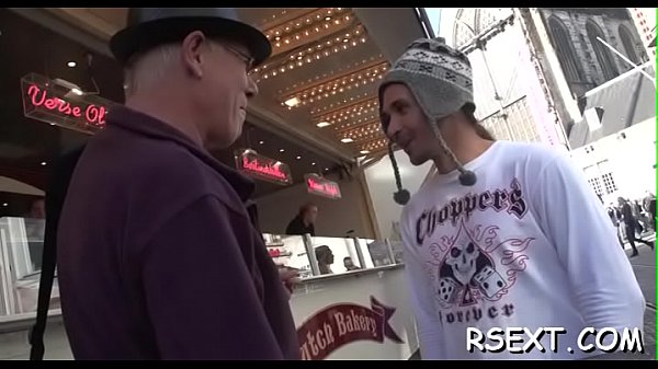 Slim floozy rocks a hard pole  