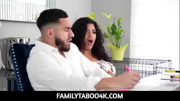 Stepsibling cant take their hands off each other while is away 