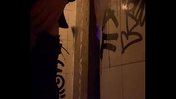 Spied while pissing in the toilets of a bar...  