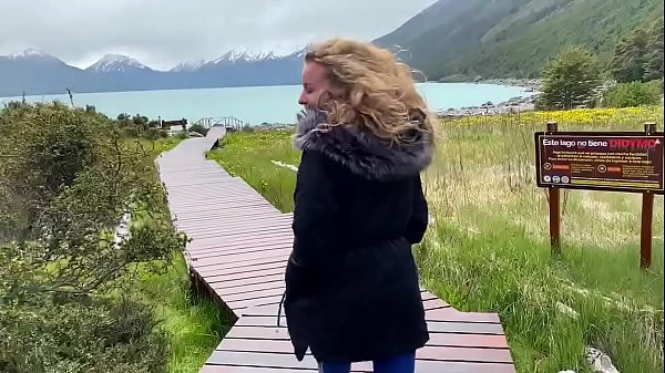 I WANT TO FUCK SO MY HUSBAND FUCK ME IN FRONT OF THE GLACIAR WHILE AN EXCURSION