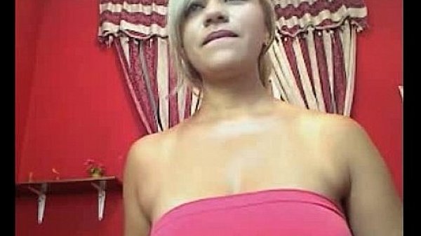 Adorable latin babe with huge breasts teasing