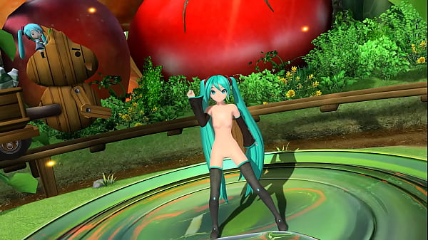 Anime Girl Dancing Naked - PoPiPo Project Diva