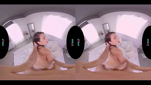 Skinny brunette cant wait for you to stuff your cock deep inside her pussy in virtual reality  