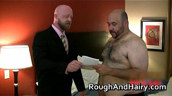 Chubby hairy gay dude has great sex gay video