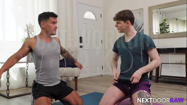 Ethan Tate Jerks Off JC Hunt's Hot Cock