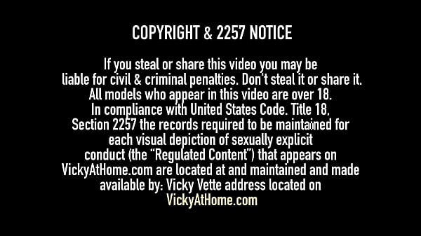Amazing Big Titted Vicky Vette was shooting a video when she noticed her cameraman was having a Bonner so she decided to help him with that by blowing him dry! Full Video & More @ VickyAtHome.com!