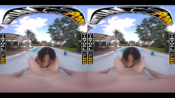 VIRTUAL PORN - Skyla Sun's Outdoor Fuck By The Pool #POV #VR