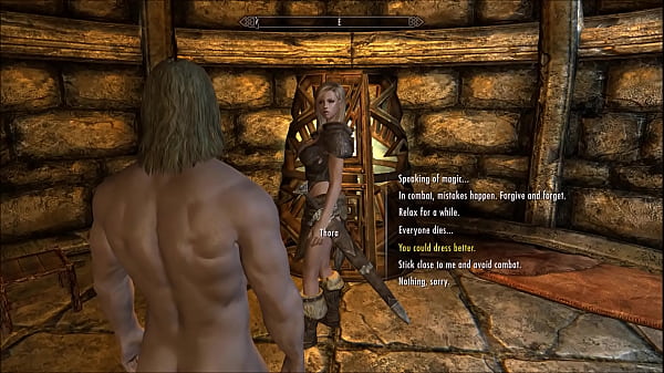 Muscular man has sex with a big booty blonde in a dungeon!  