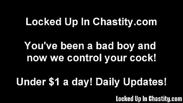 We hold the key to your cock and balls now