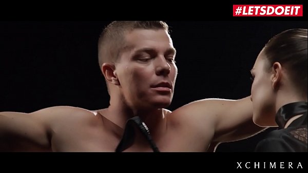 XCHIMERA - Femdom Fantasy Play With Hot Ass Brunette - Blue Angel