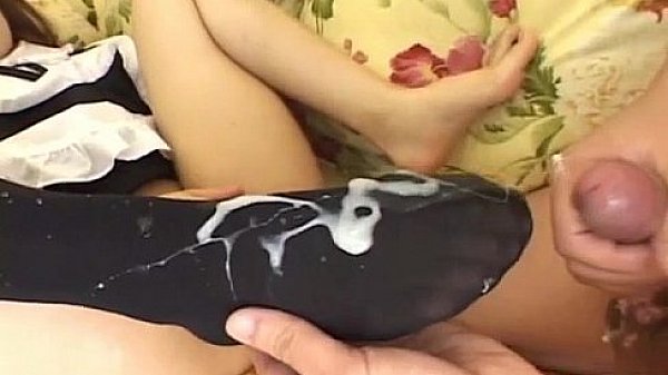 Yuri gives footjob before having feet licked