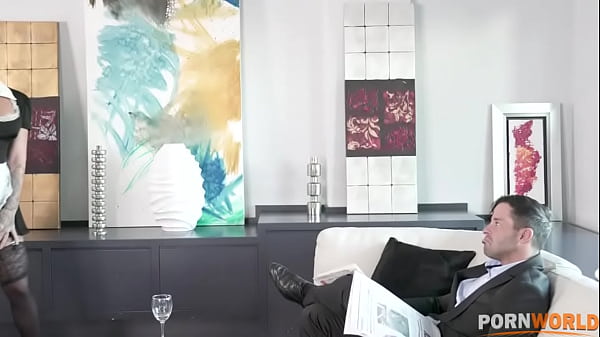 Boss can't wait to fuck his mouth-watering porn maid Susy Gala on the couch GP1087