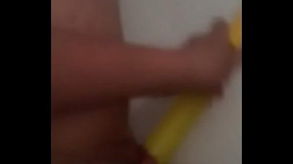 Adriana doing fun in bathroom