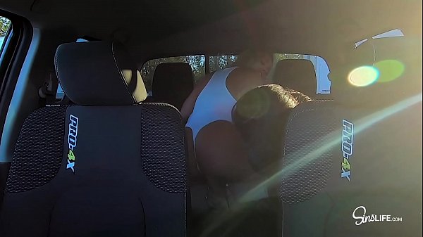 Johnny Sins Huge Dick Getting Sucked By Two Hot Babes in the Car 