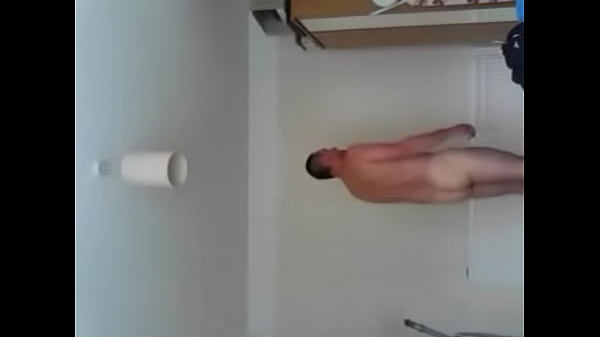 wanking eating precum and a moaning cumshot  