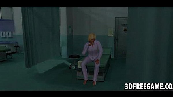 In the lockerroom this hot blonde 3D whore gets fucked