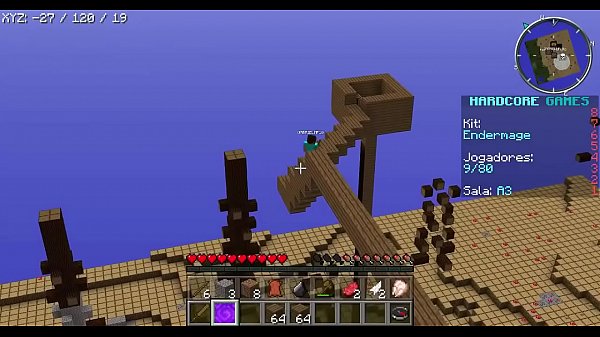 Novinho da o cu no minecraft