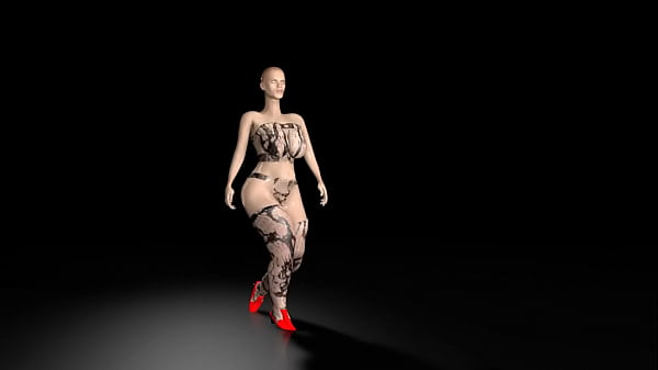 3D Animated Model Catwalk