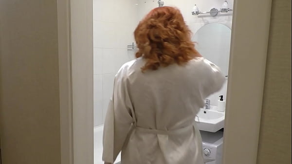 Step Mommy&rsquo;s Pregnant and Fingering Herself in the Bathroom on Tape