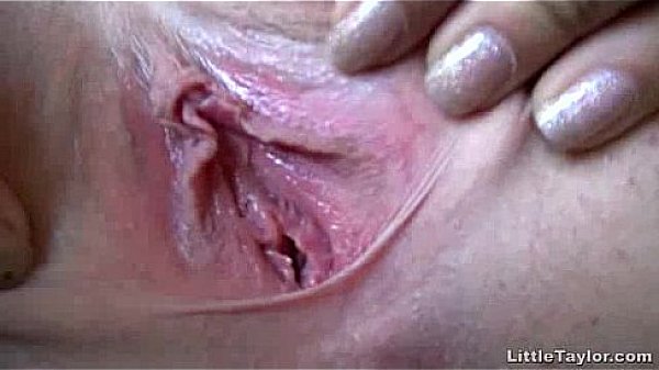 Little Taylor masturbates and rubs her sweet teen pussy  
