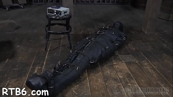 Enjoyable playgirl enters her cage  