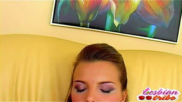 brunette and redhead lesbian teen girls licking pussy and use dildo