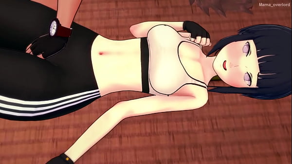 Hinata Uzumaki (naruto) is having fun in haunted house