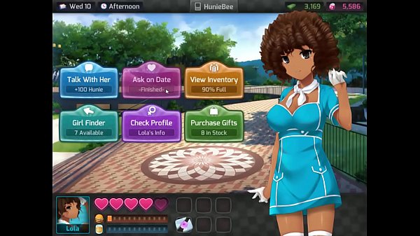 Huniepop Hot Uncensored Gameplay Guide Episode 5 Throwing Balls 
