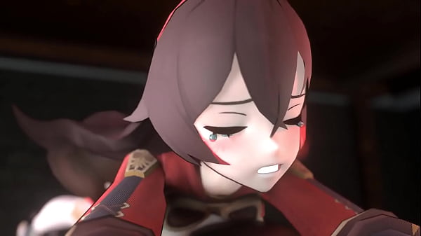 Genshin Impact Amber actually squirts getting tit stimulated by hilichurl