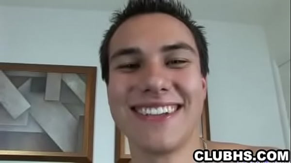 Two horny hunks tugging on each others hard cocks 