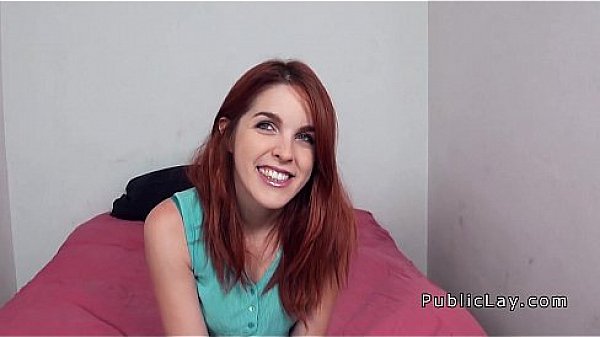 Hairy redhead picked up in public