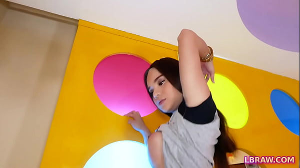 Young Thai tranny Bon sucks dick and licks guy's ass before getting her tiny ass fucked bareback  