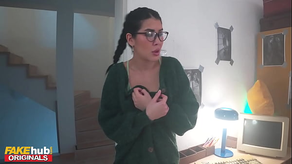 Fakehub - A Spooky Situation starring Lady Dee - Young Lady gets a creampie in her tight pussy after being saved