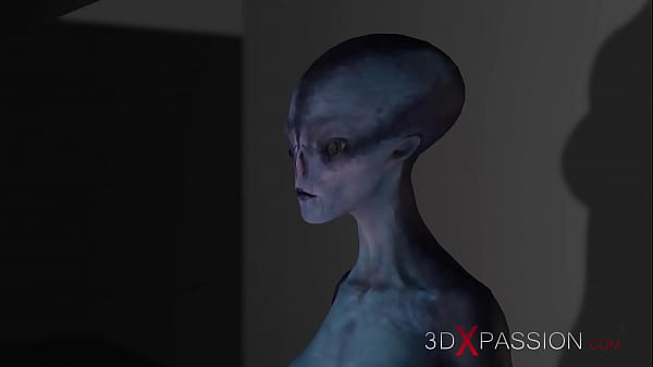 Area 51. Sex cyborg plays with a young blonde