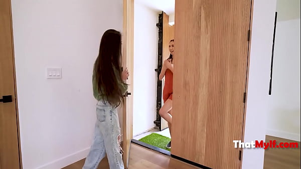 Tall Teen Hooks Up With Besties Asian MILF Stepmom