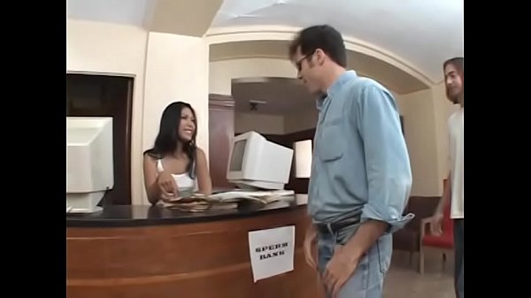 Hot asian whore takes three cocks in her mouth