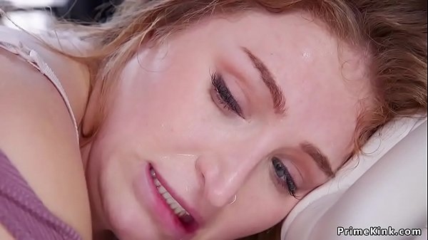 Step dad fucks redhead busty stepdaughter Skylar Snow and makes her squirt