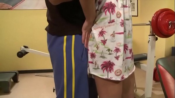 Naughty teen hard fucked in a gym by her trainer