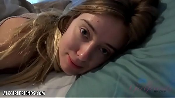 You her up touching her body and she is loving it