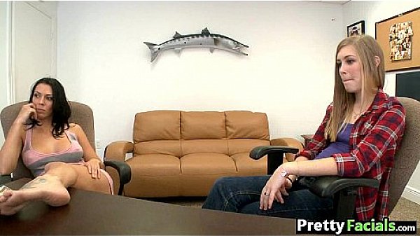 Rachel Starr and teen girl double facial 1.1  