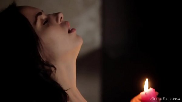 Small titted babe masturbating