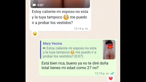 LA VECINA SE PUSO CACHONDA AL HABLAR CONMIGO  