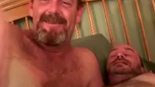 Mature straight bears kinky anal play