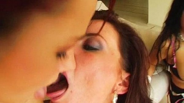 Sperm Swap Three horny MILFs sharing cum