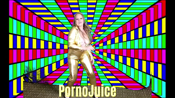 Hot blonde MILF teacher Victoria dances with her big titties out